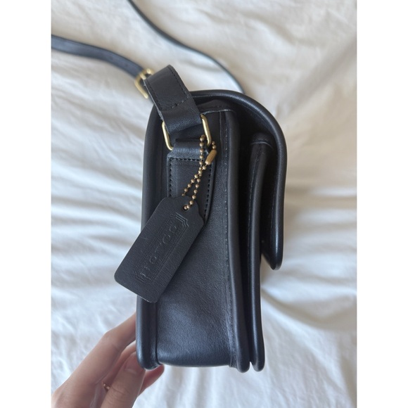 Vintage Coach Compartment Bag Black No. 9850 - Picture 3 of 15